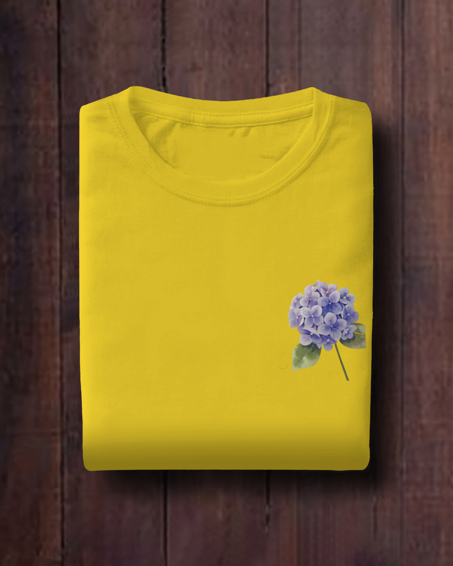 Blue Hydrangeas Floral Oversized T shirt for men