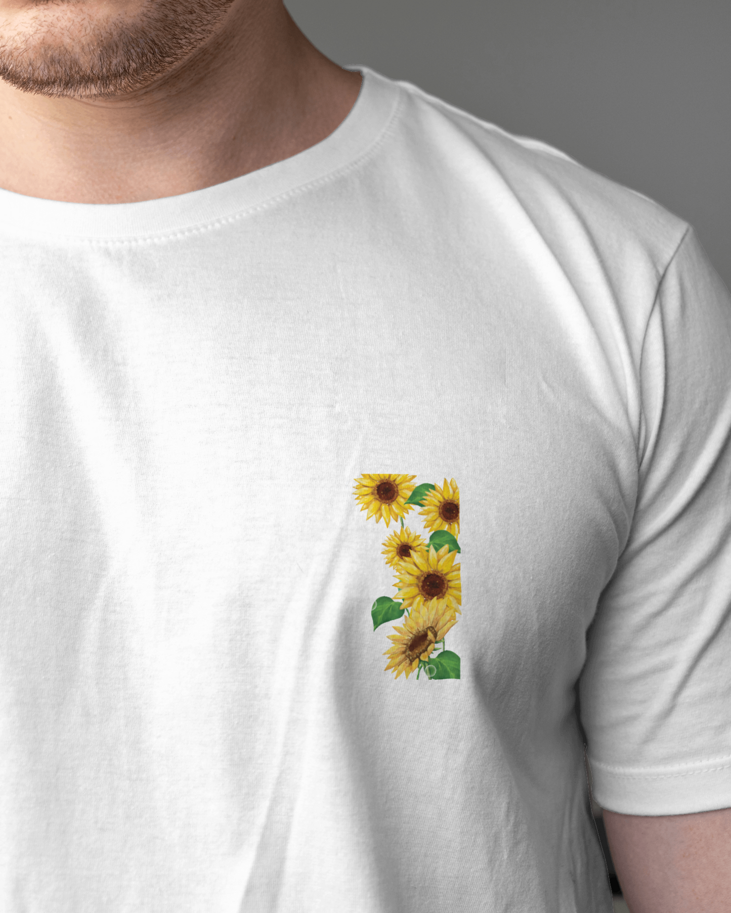 Sunflowers Floral T shirt For Men's