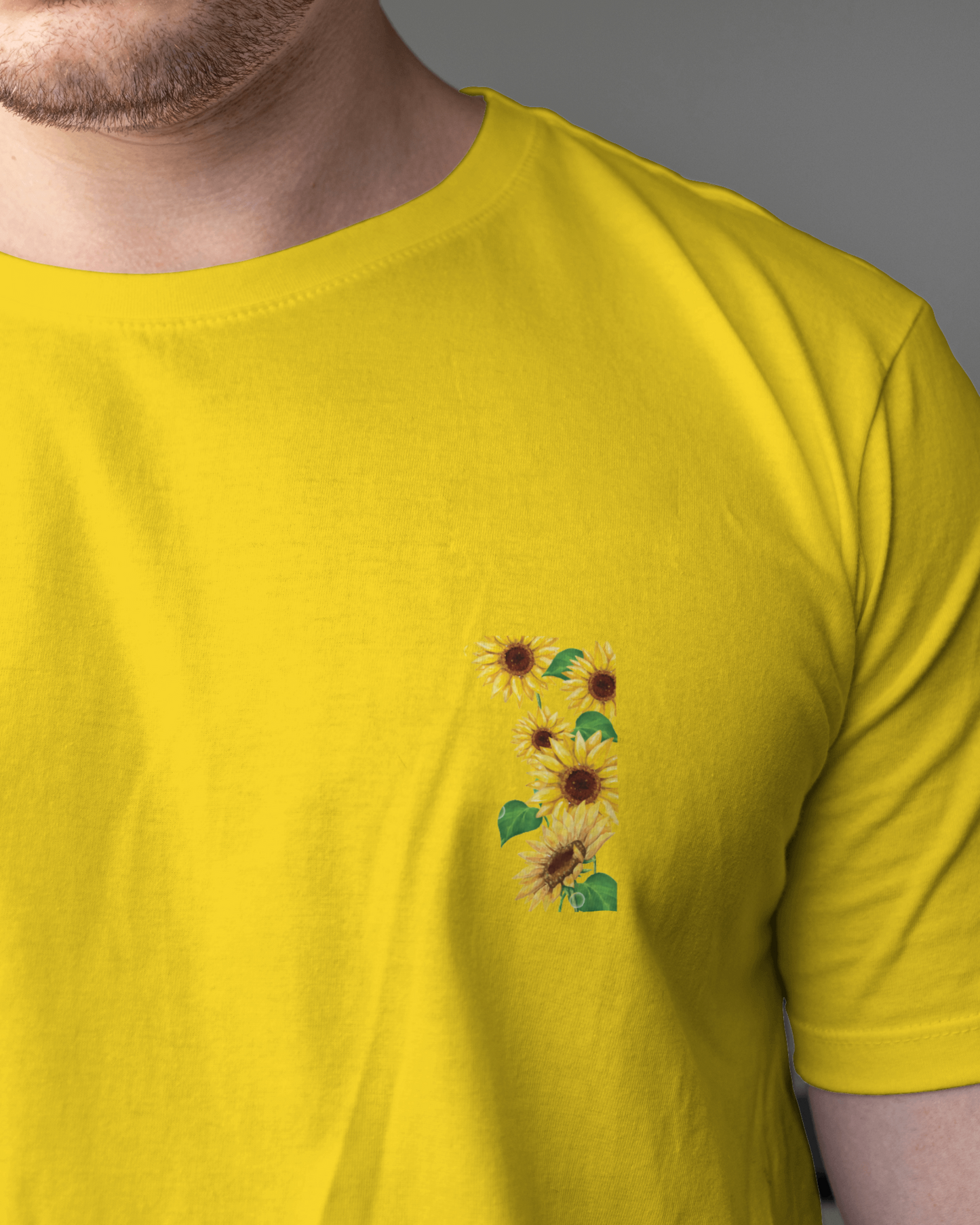 Sunflowers Floral T shirt For Men's