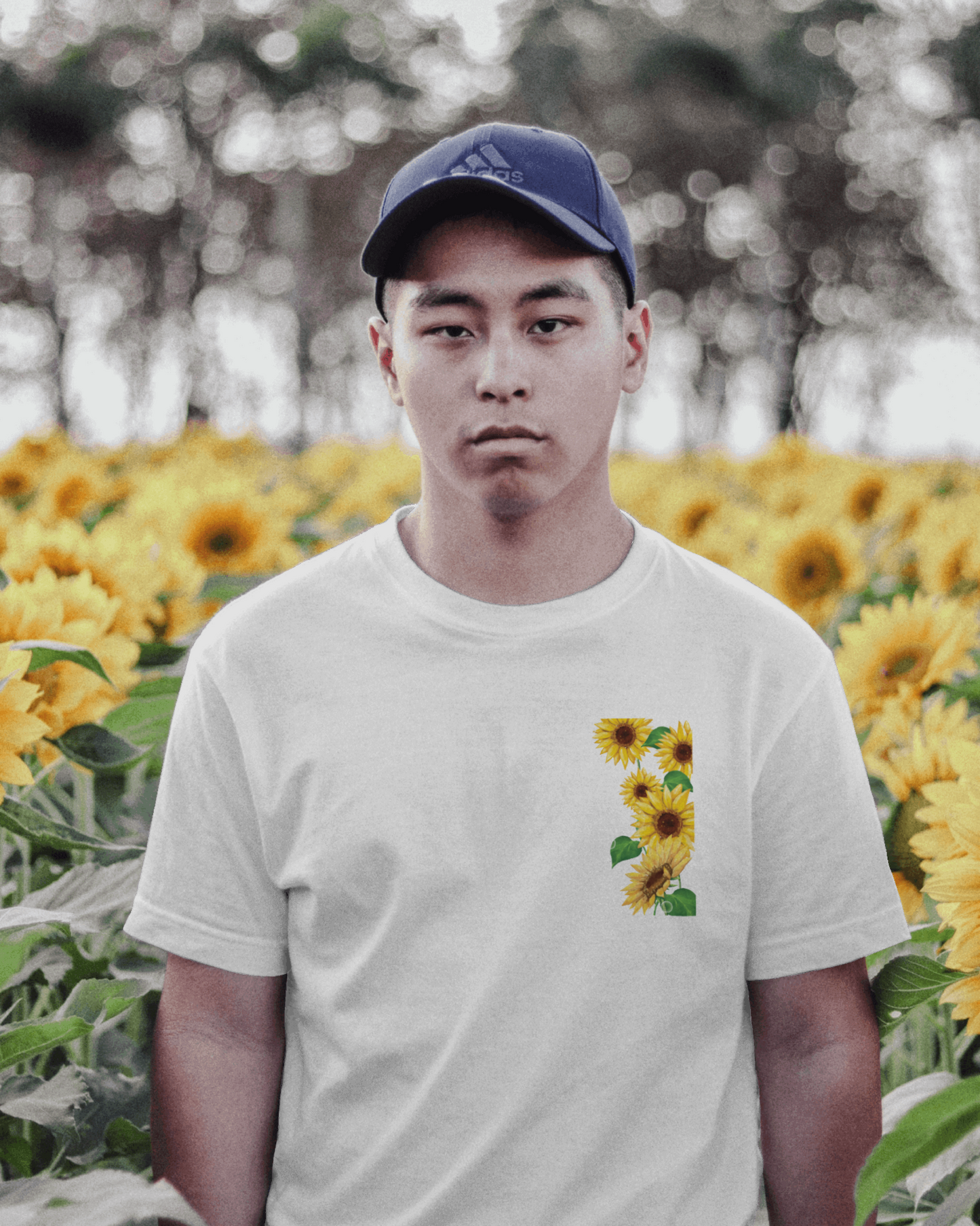 Sunflowers Floral T shirt For Men's