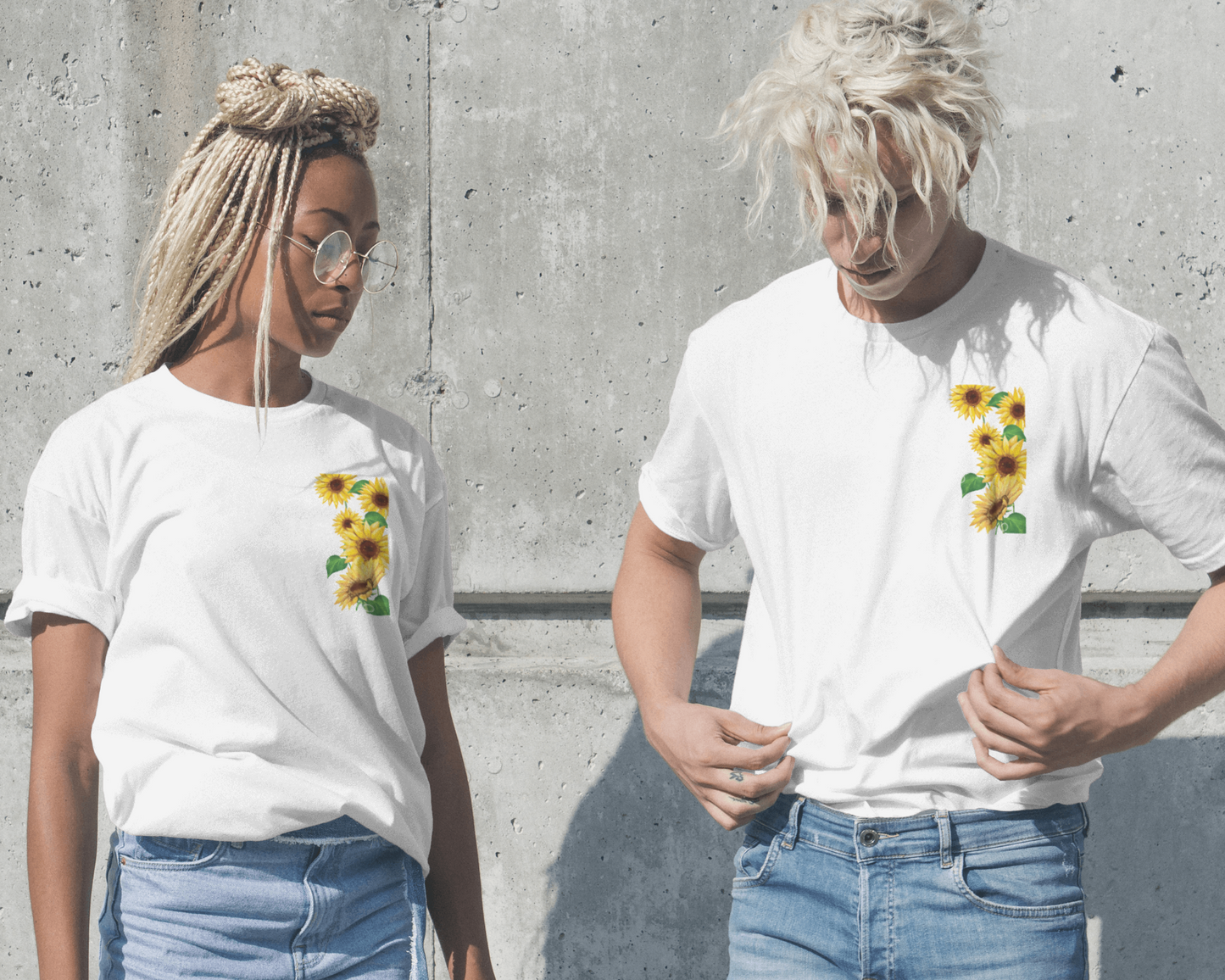 Sunflowers Floral Unisex T shirt