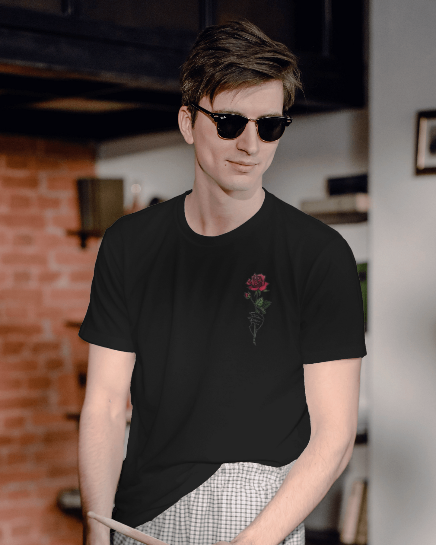 Presenting Rose Floral T shirt for men's