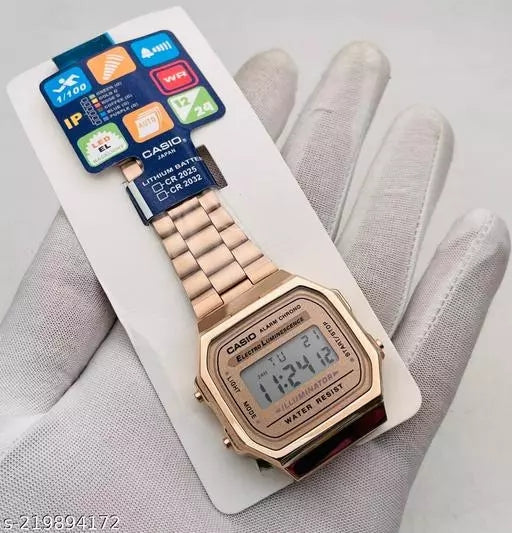 CASIO watch Rose gold