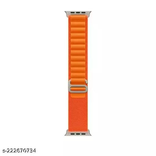 Alpine Loop Band Straps For Apple Watch (Red fish) Orange