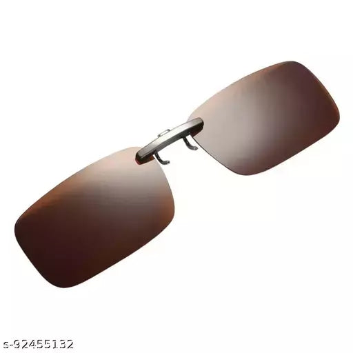 Street27® Unisex Polarized Clip On Flip Up UV400 Driving Rectangle Sunglasses