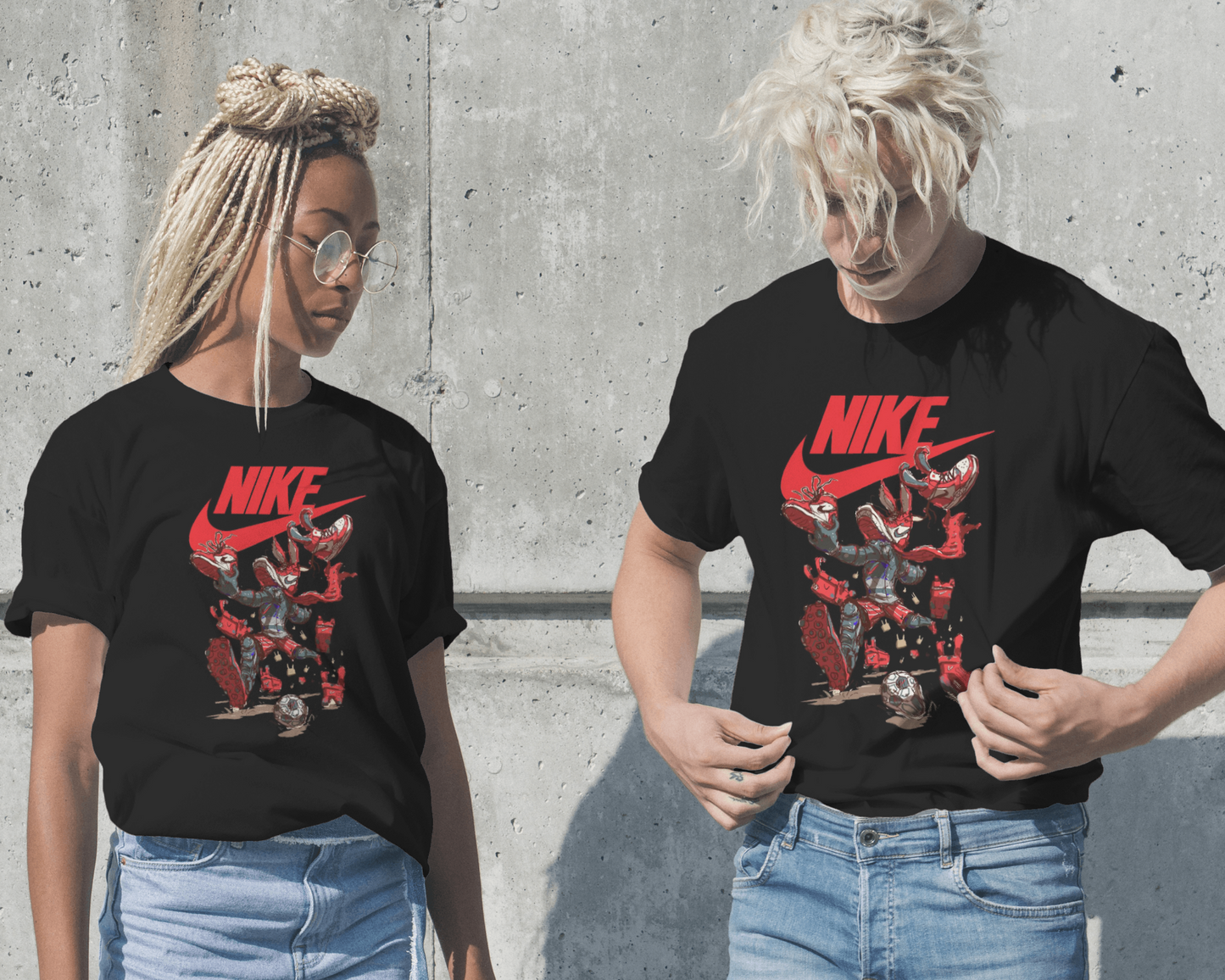 Nike printed hyped collection T shirt Unisex