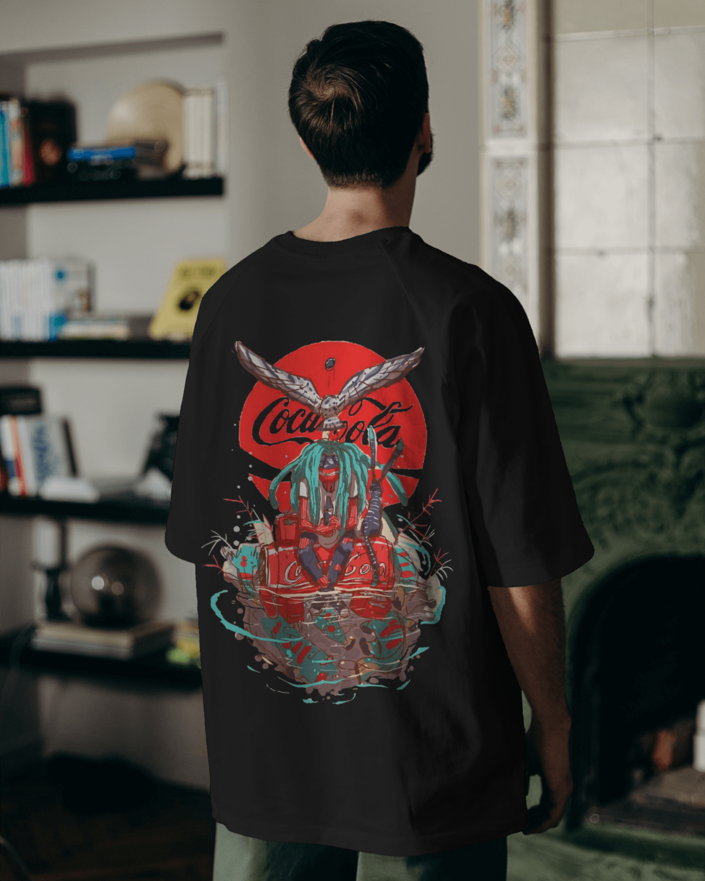 CocaCola hyped collection Oversized T shirt For men's