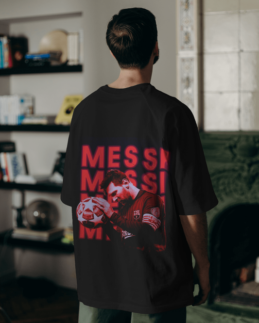 Messi Hyped collection Oversized t shirt For men's