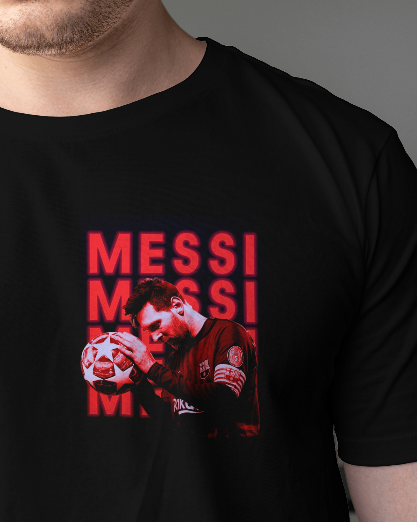 Messi Hyped collection Oversized t shirt For men's